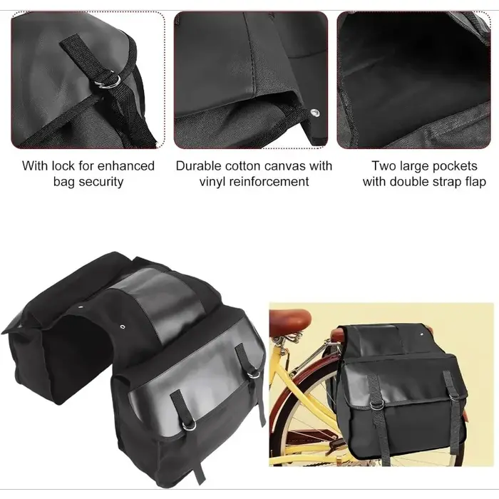 Sac de vélo double face 30-40L