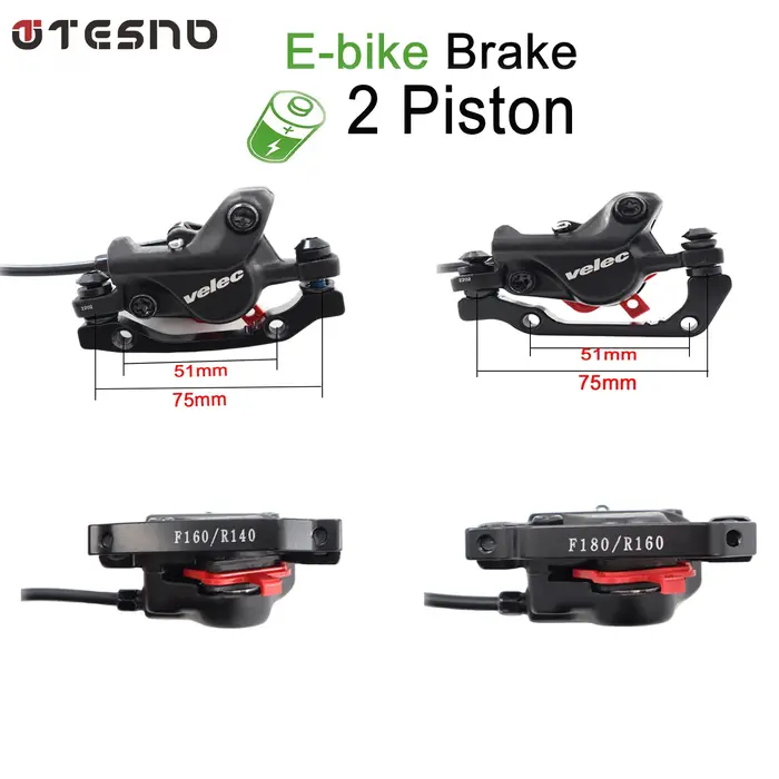 TESNO e-bike 2PIN prise étanche frein à disque hydraulique contrôle de puissance électrique manette de vitesse