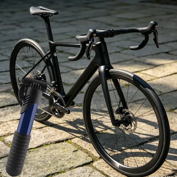 Mini pompe à vélo portable avec poignée antidérapante
