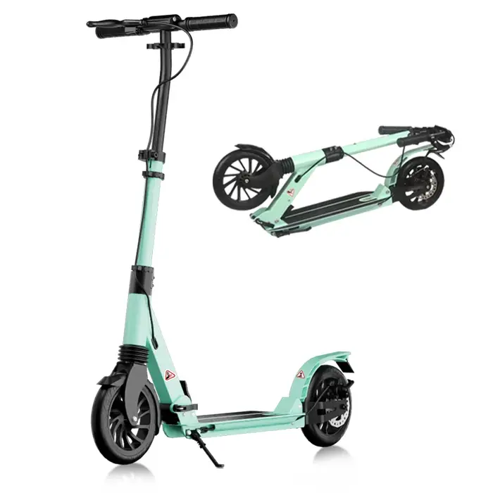 Trottinette pliable pour enfants et adultes, frein à disque arrière, conduite en extérieur, deux rou