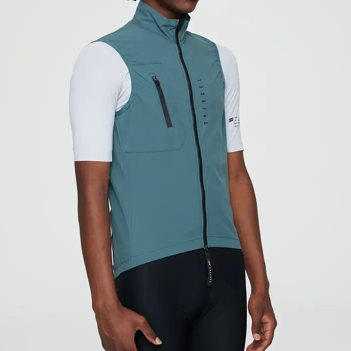 SPEXCEL toutes saisons classique léger coupe-vent gilet de cyclisme veste coupe-vent pour hommes tis