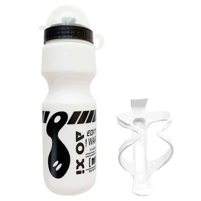 Bouteille d'eau de 750ml pour vélo de montagne, avec support, T1