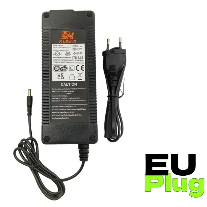 Chargeur d'origine pour trottinette électrique Kukirin G3 58,8V 2,0A – Adaptateur de charge durable 