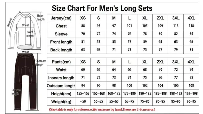 Pantalon de cyclisme thermique pour homme