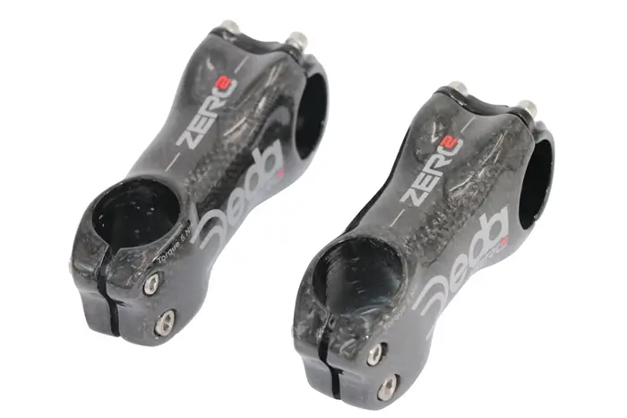 Tout nouveau JEDA argent 6 17 Angle route carbone tige de vélo 31.8*70-130mm 6 17 degrés VTT tige en