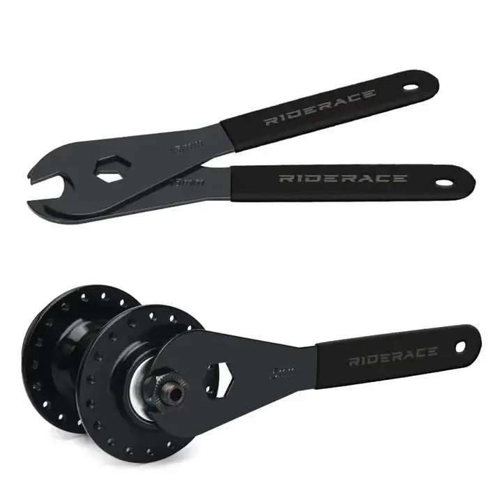 RIDERACE clé à pédale de vélo 15mm Durable pour moyeux de VTT vtt installer clé de retrait outils de réparation de cyclisme sur route