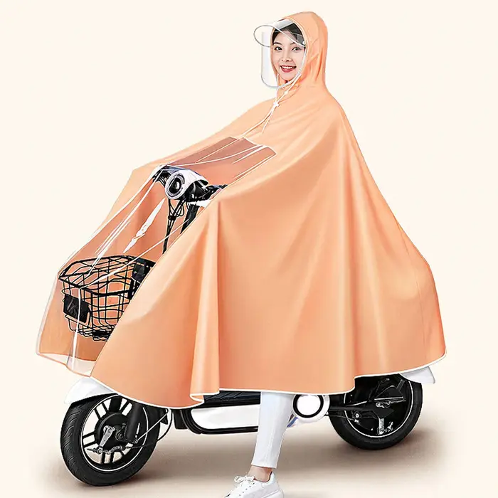 Poncho de pluie de cyclisme batterie électrique Cycle imperméable