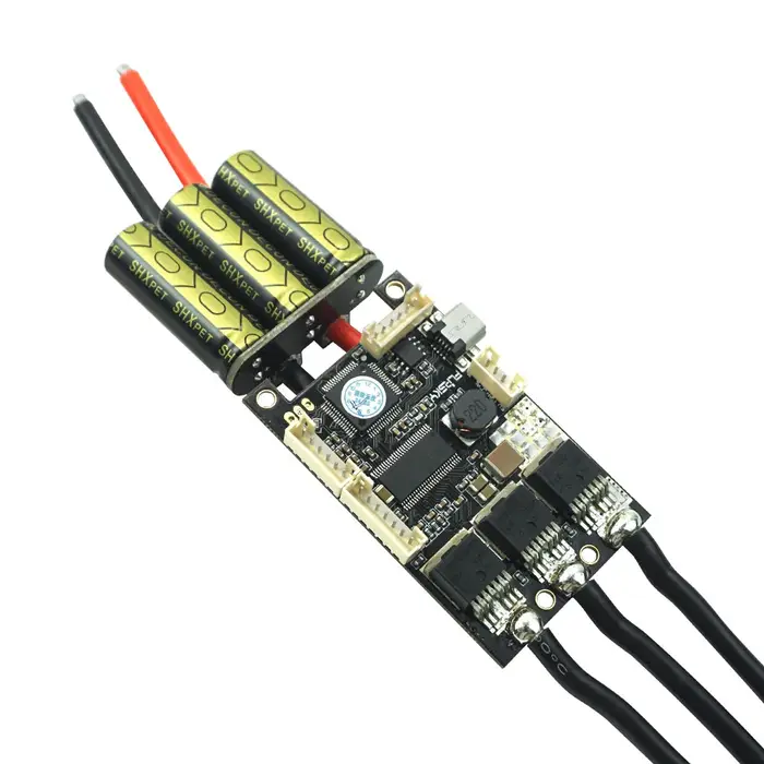Contrôleur de vitesse électrique Flipsky FSESC 4.12 50A pour conversion skateboard électrique et e-scooter noir haute performance VESC