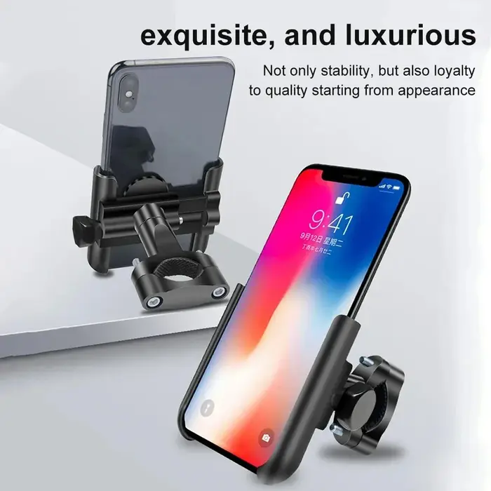 Support de téléphone de vélo en alliage d'aluminium