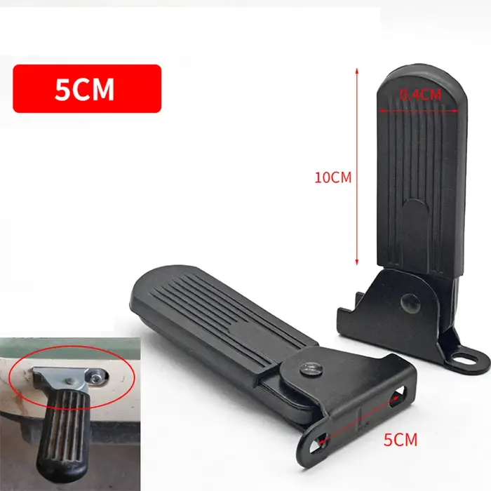 Pédales pliables pour moto et vélo électrique, 2 pièces, 5cm, 7cm, Support de pied pour siège arrièr