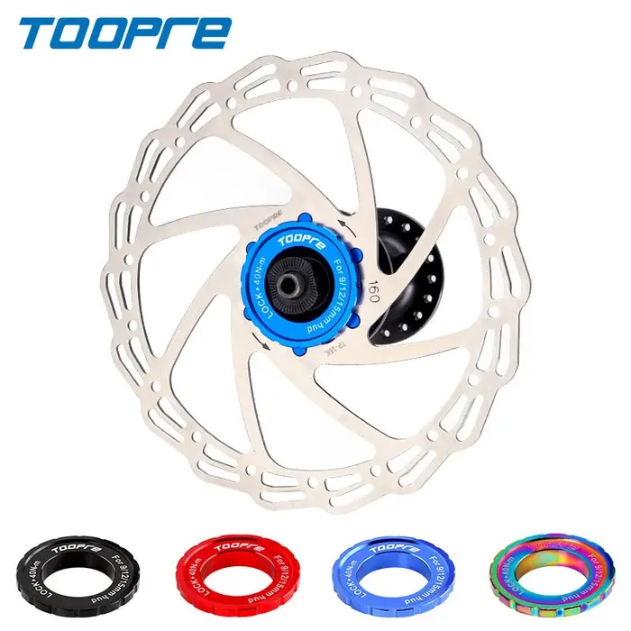 Toopre – adaptateur Centerlock à 6 trous pour vélo, moyeu de vélo de montagne, Conversion de verroui