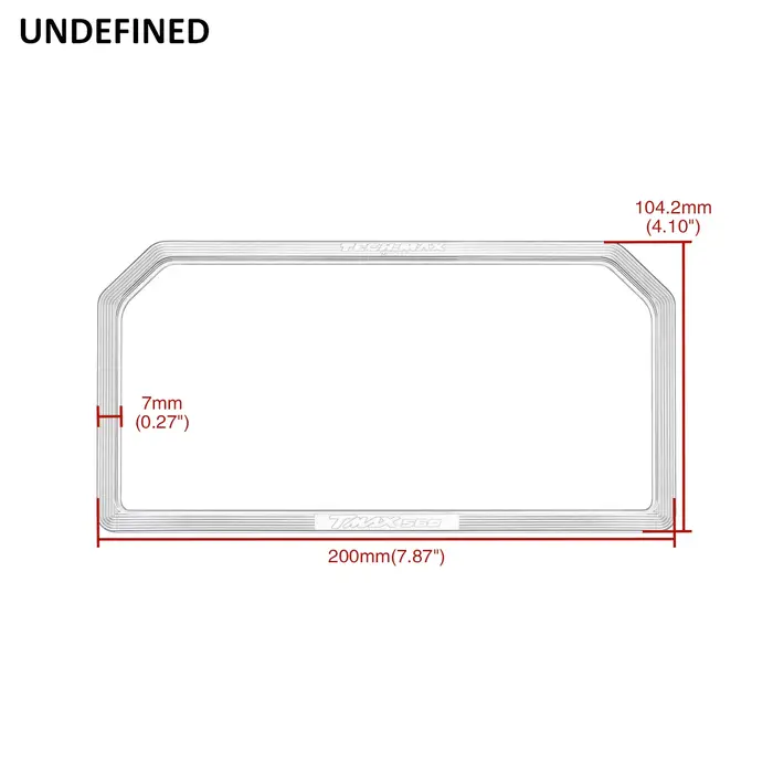 Cadre d'instrument en aluminium pour moto