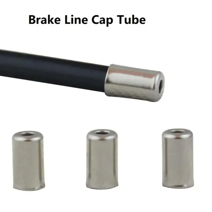 50/100 pièces vélo 5mm boîtier de câble de frein embouts de virole vtt