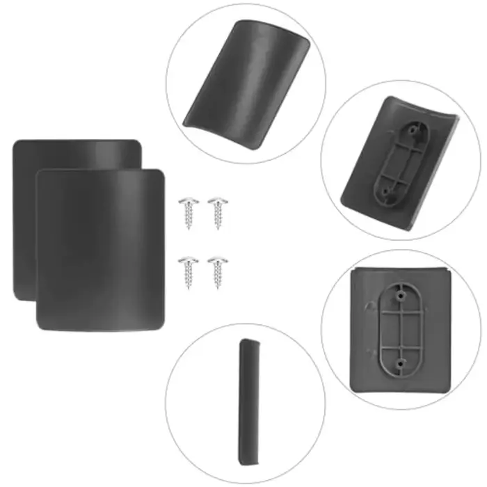 Paquet de 2 supports de plaque d'immatriculation avec vis pour Xiaomi pour M365 Pro2