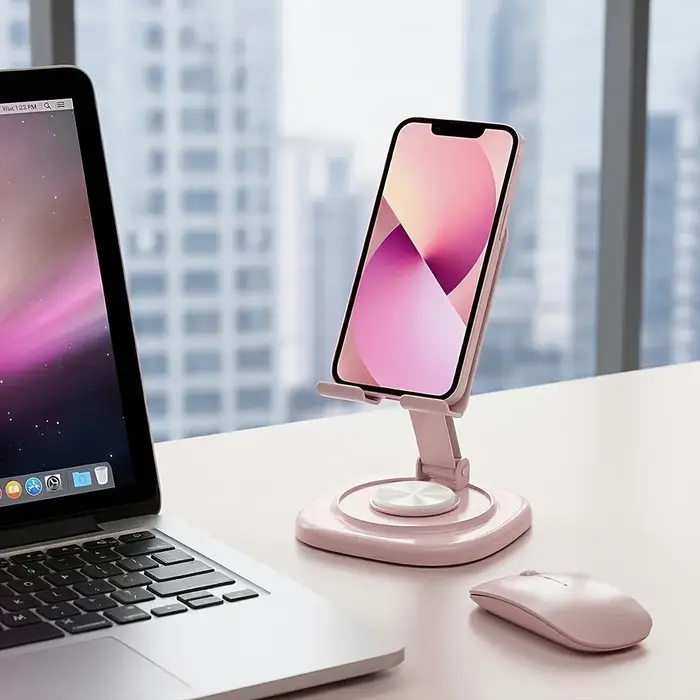 Pack de 1 360 ° Support de téléphone rotatif et pliable