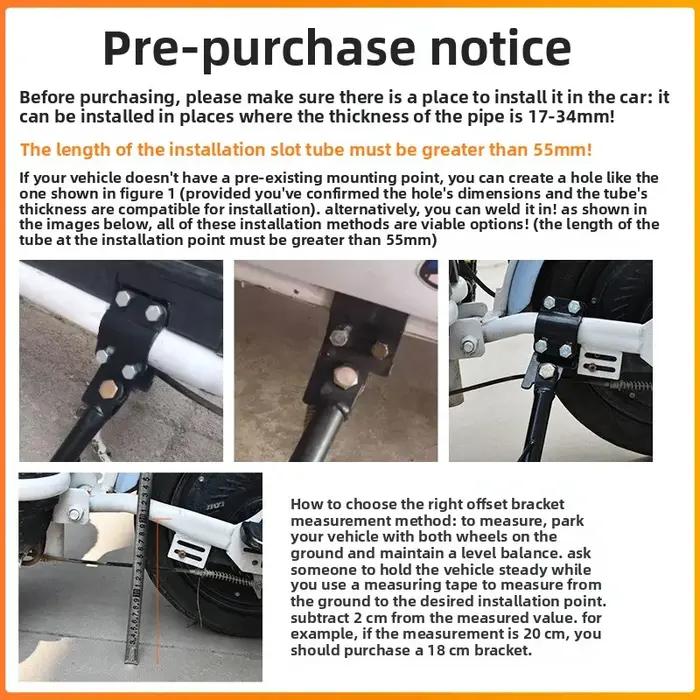 Support de support pour scooter électrique à une jambe
