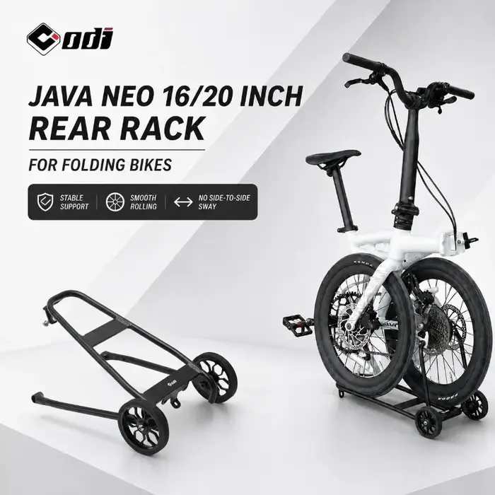 Porte-bagages arrière ODI pour vélo pliant Brompton JAVANEO