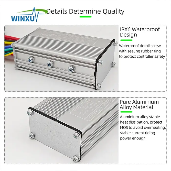 250W 350W e-bike moteur sans brosse contrôleur universel 24V 36V 48V double Mode pour VTT électrique Scooter vélo
