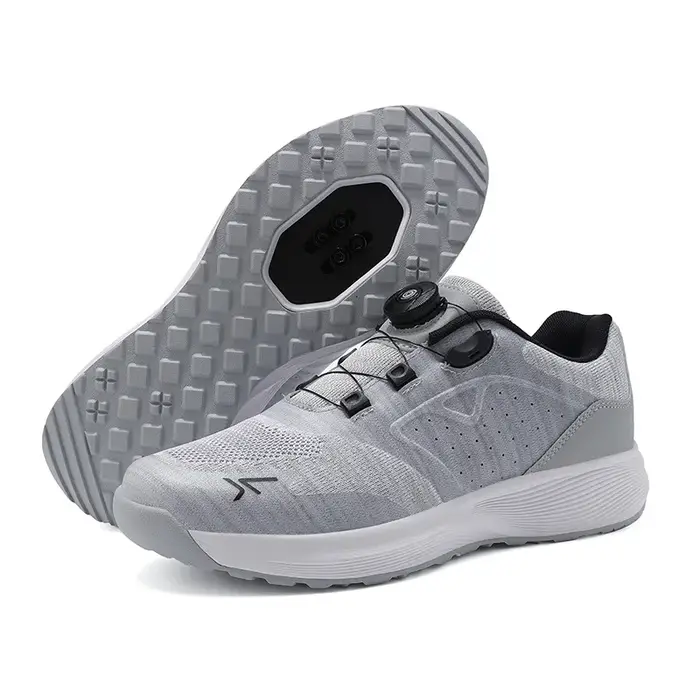 Chaussures de cyclisme pour homme à crampons pour pédale plate, chaussures de vélo VTT, chaussures d