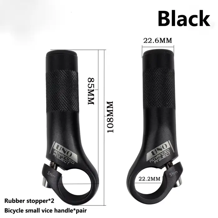 Embouts de guidon ergonomiques en alliage pour vélo de route et VTT, accessoires de bicyclette, 1 pa