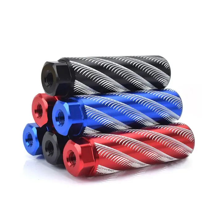 2 pièces pédales de cyclisme haute résistance en alliage d'aluminium vélos pied cheville pour enfants adultes pieds