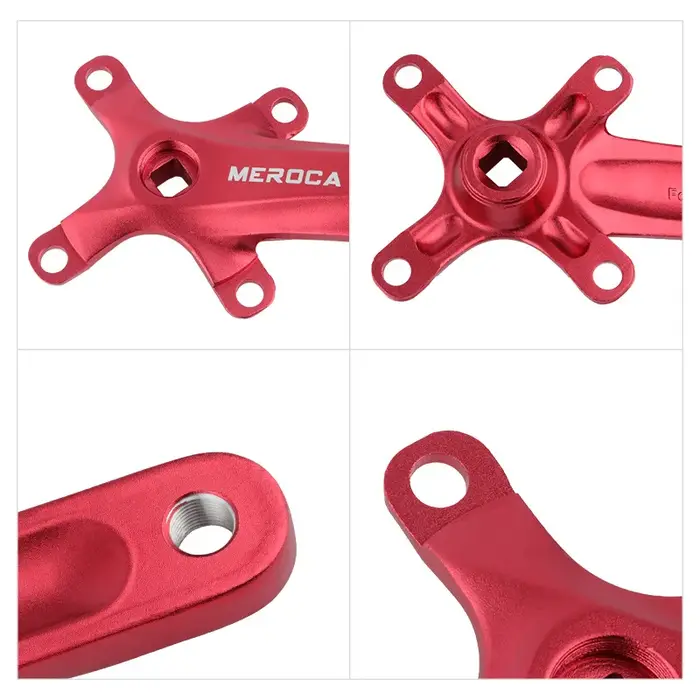 MEROCA CX trou carré vélo pédalier 104BCD alliage d'aluminium IXF trou carré VTT pédalier 170mm 32T/
