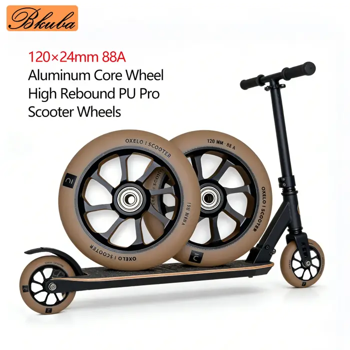 Roues de trottinette Pro 120 mm × 24 mm
