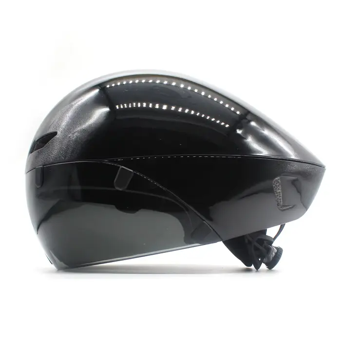 Casque de cyclisme TT pour hommes et femmes avec visière, idéal pour le triathlon, le vélo de route,