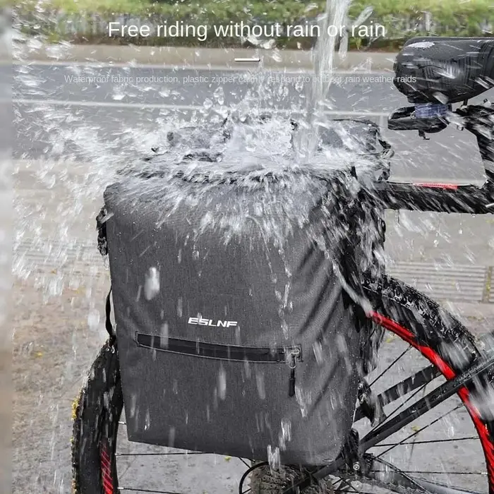 ESLNF sac de siège arrière de vélo 25L grande capacité sacs à bagages extérieurs imperméables cyclisme vtt