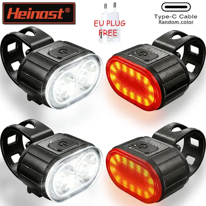 Lumières de vélo rechargeables USB