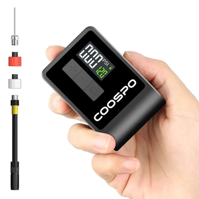 COOéventuelles O-Mini pompe à air électrique portable, gonfleur numérique, 120PSI, 500mAh, VTT, acce