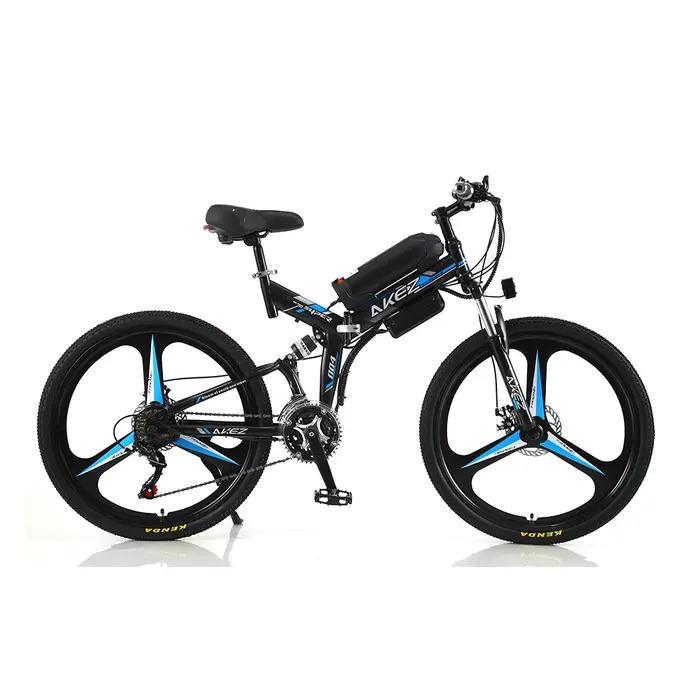 Vélo électrique pliable en gros, vélo pliant 26 pouces, vélo électrique 350W longue portée