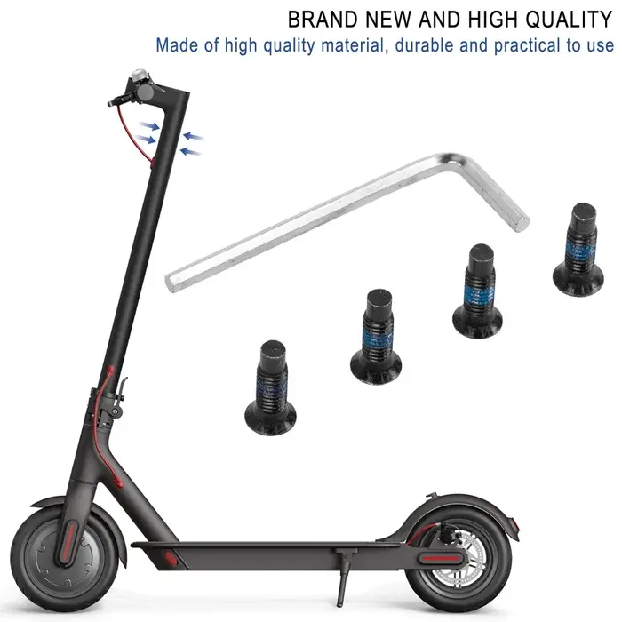 Vis de fixation de la tige de fourche au support de base pour trottinette électrique