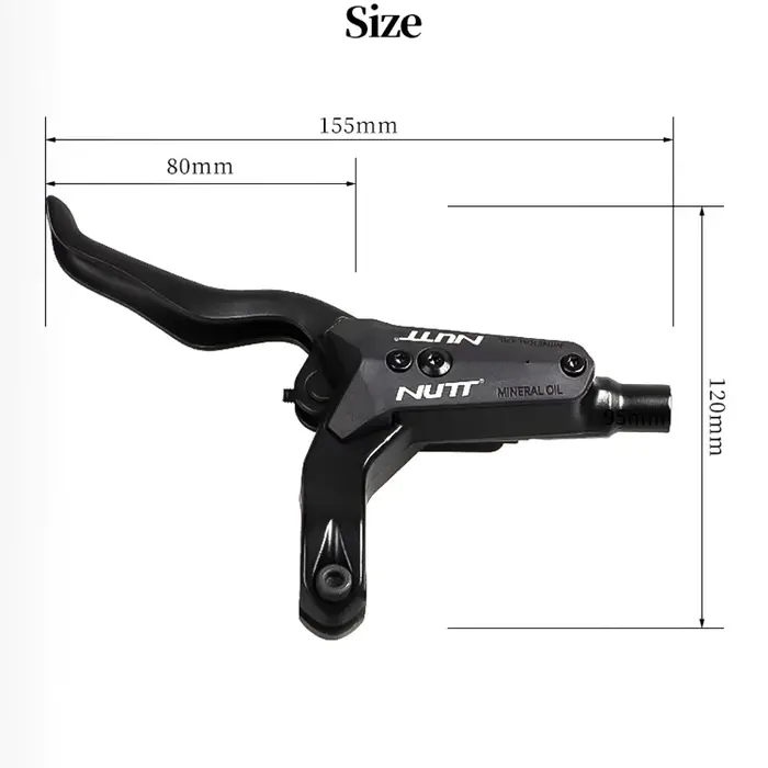 NUTT Scooter électrique frein à disque hydraulique e-bike 140 160 180mm Rotor pour Zero 10X 11X KUGOO G1 G2 Pro