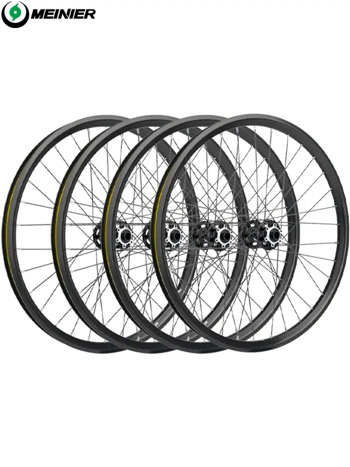 24 pouces vtt roue de vélo AM 32mm large jante moyeu 142 à axe 148mm 6 cliquets frein à disque