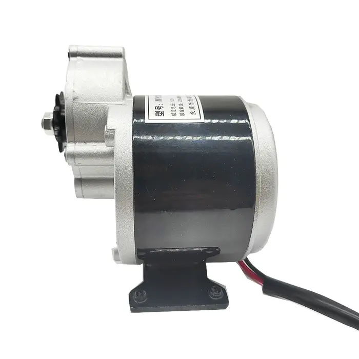 Moteur à courant continu pour vélo électrique, moteur à balais à engrenages, vélo et scooter, 24V, 3