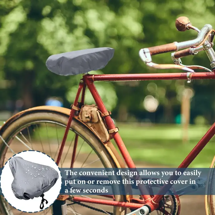 Housse de protection imperméable pour selle de vélo d'extérieur