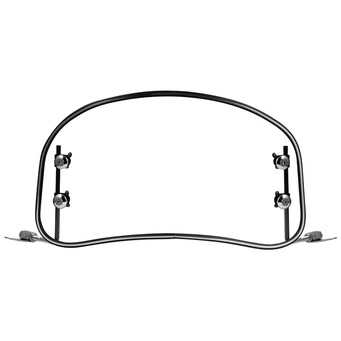 Pare-Brise Universel pour Moto, Scooter, Déflecteur de Vent, Écran, Spomicrophone, Déflecteur d'Air