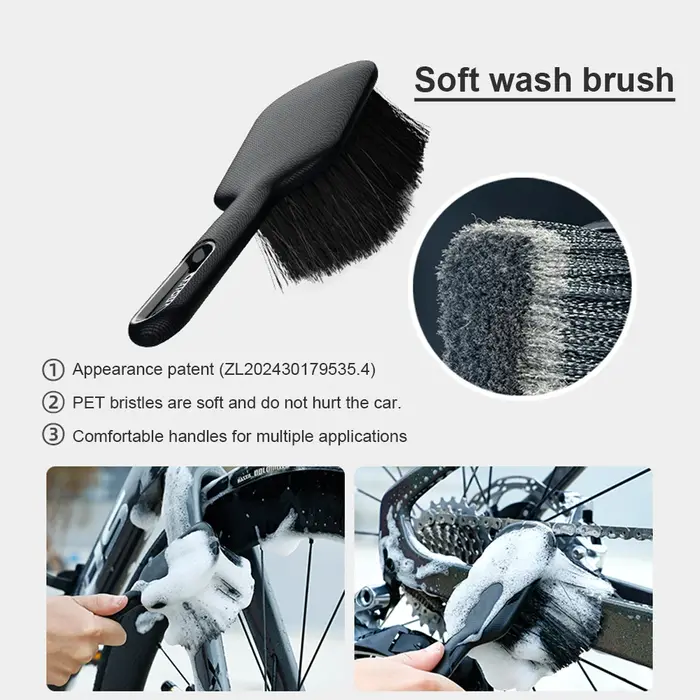 8 pièces ensemble d'outils de nettoyage de vélo Kit de brosse