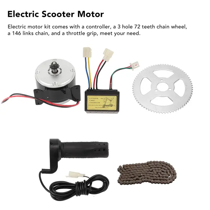Nouveau Kit de moteur électrique 12V 250W 2750 tr/min