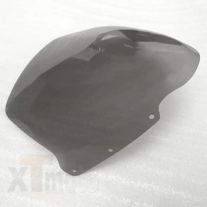 Pare-brise court noir pour moto et scooter