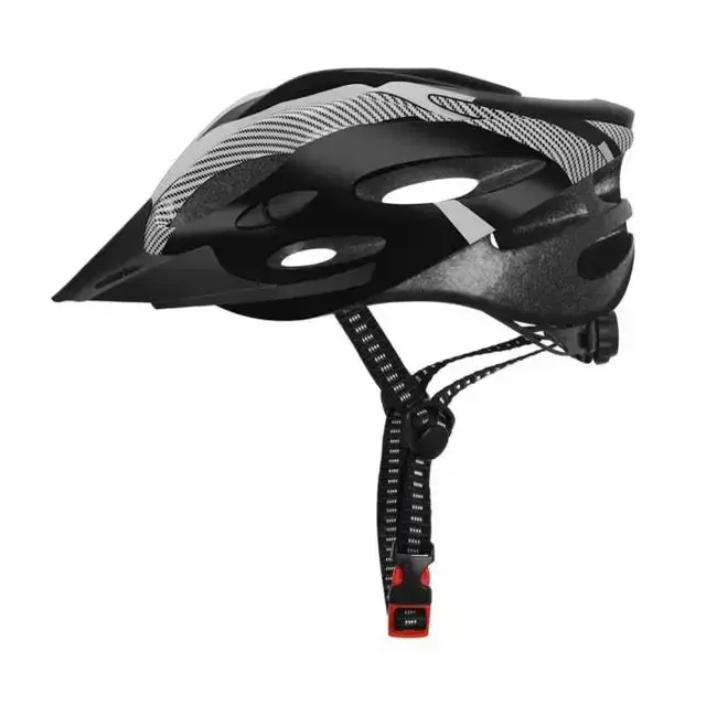 Casque Texture fibre de carbone adulte vtt VTT équipement de cyclisme sécurité vélo moto chapeau cas