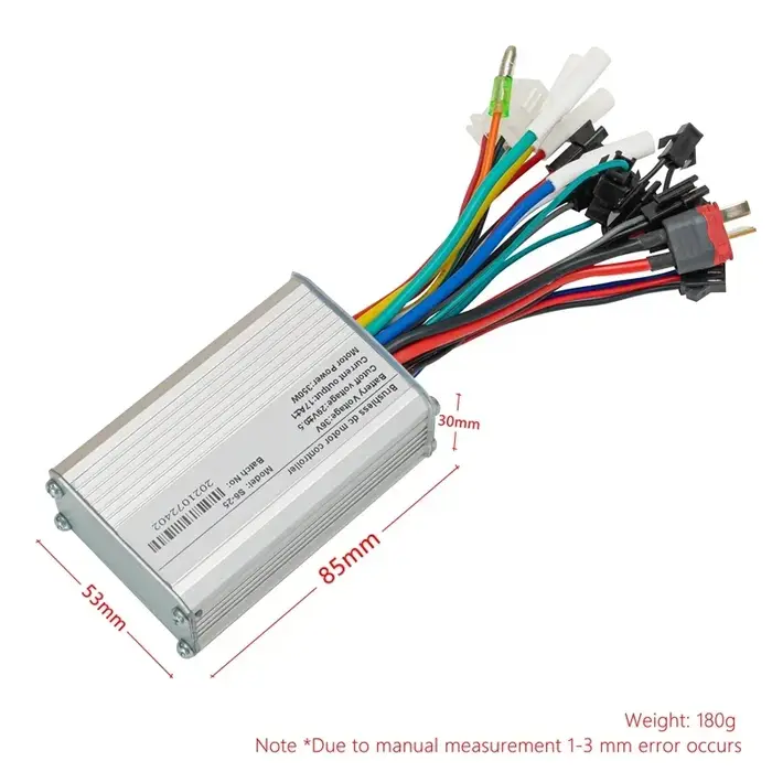 Contrôleur de vélo électrique 250W 350W 24V 36V 48V