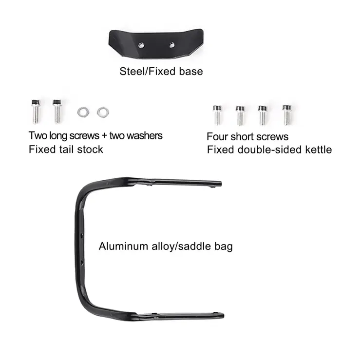 Support de stabilisation pour sacoche de selle de vélo