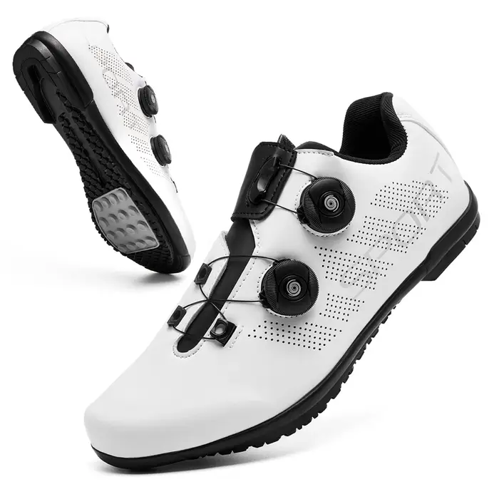 Chaussures de cyclisme respirantes à l'offre elles en caoutchouc