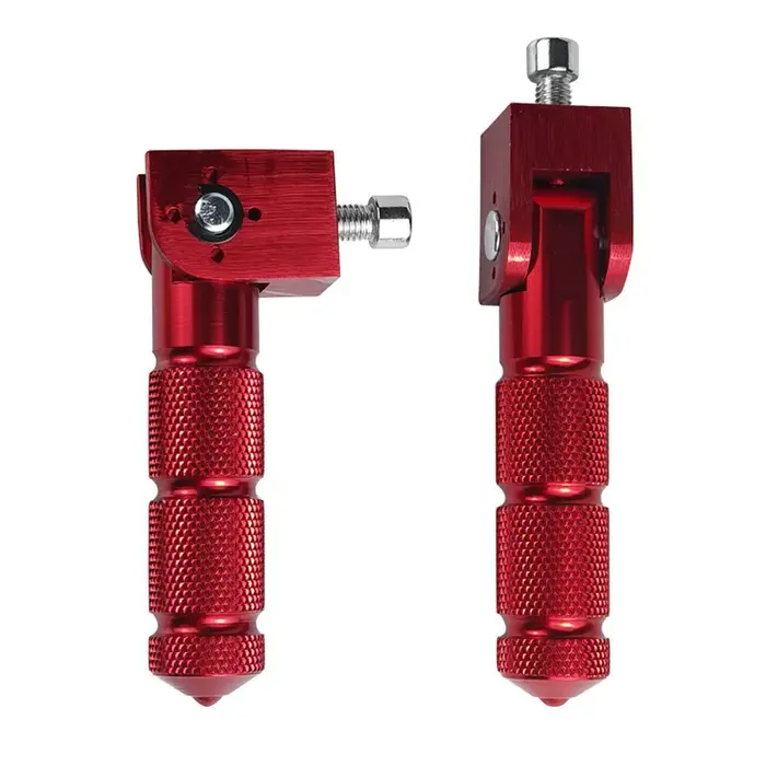 Repose-pieds pliables en aluminium de 8 mm