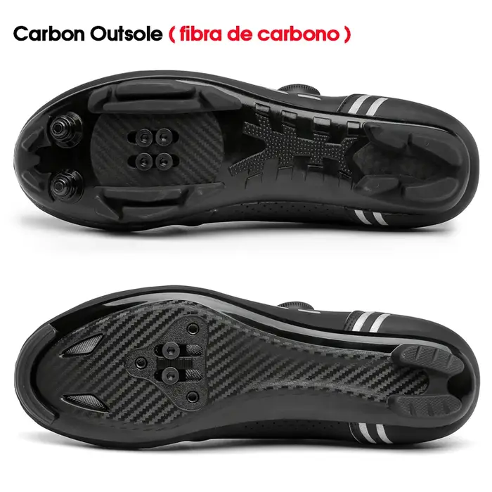 Chaussures de cyclisme en carbone pour femmes et hommes