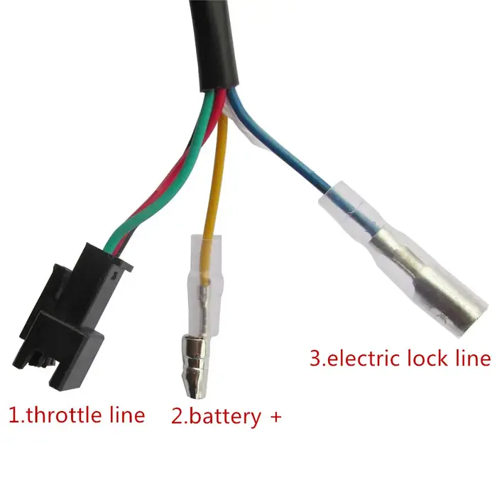 Accélérateur de vélo électrique 12V/24V/36V/48V/60V/72V/84V/96V