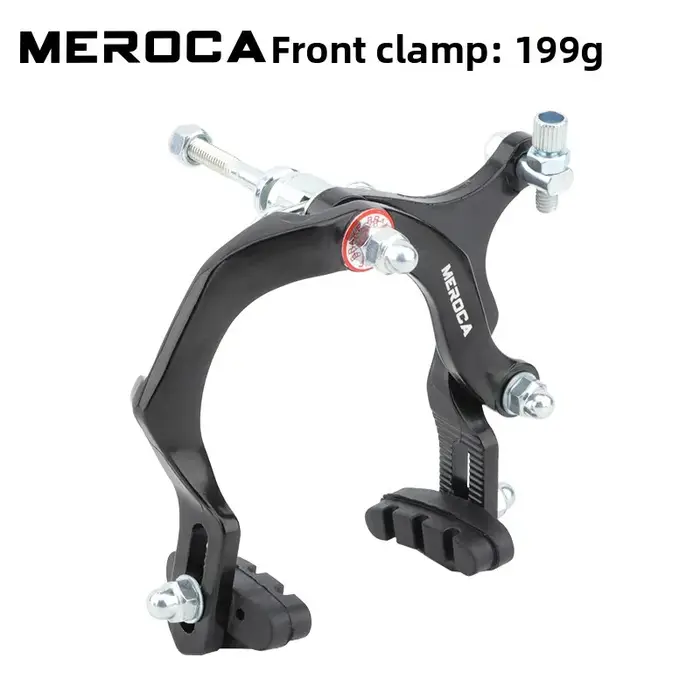 MEROCA étrier de frein C longue portée en aluminium pour vélos de ville, voyage 73-95 mm, noir, avec