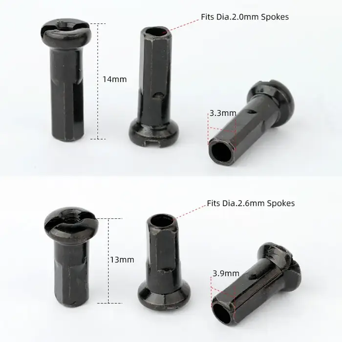 Bouchons de jante en laiton pour roue de vélo de route et VTT, pièces revêtues de cuivre CU Kg, 14G 